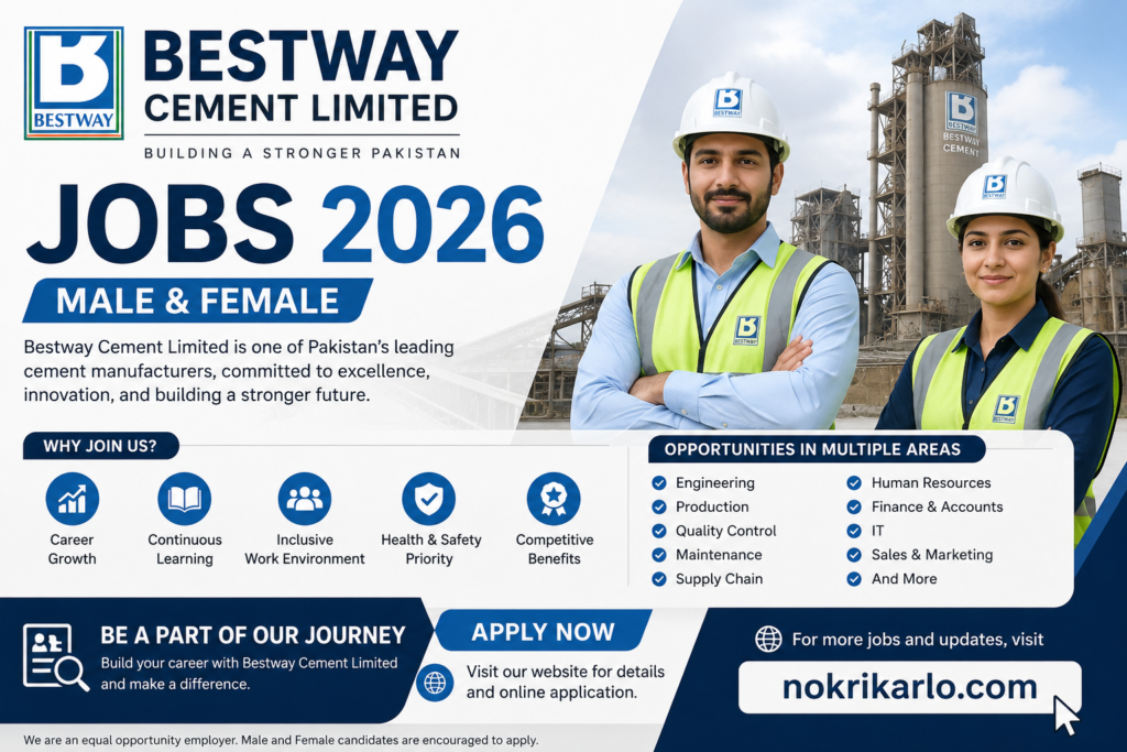 Bestway Cement Limited Jobs 2026 in Pakistan – Apply Online for Latest Careers