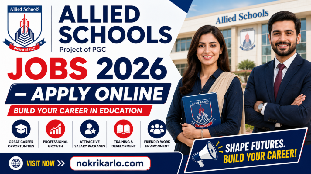 Allied Schools Jobs 2026 – Apply Online | Male & Female Candidates